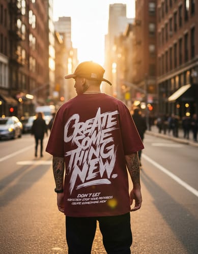 Remera hombre MC oversize Create Some